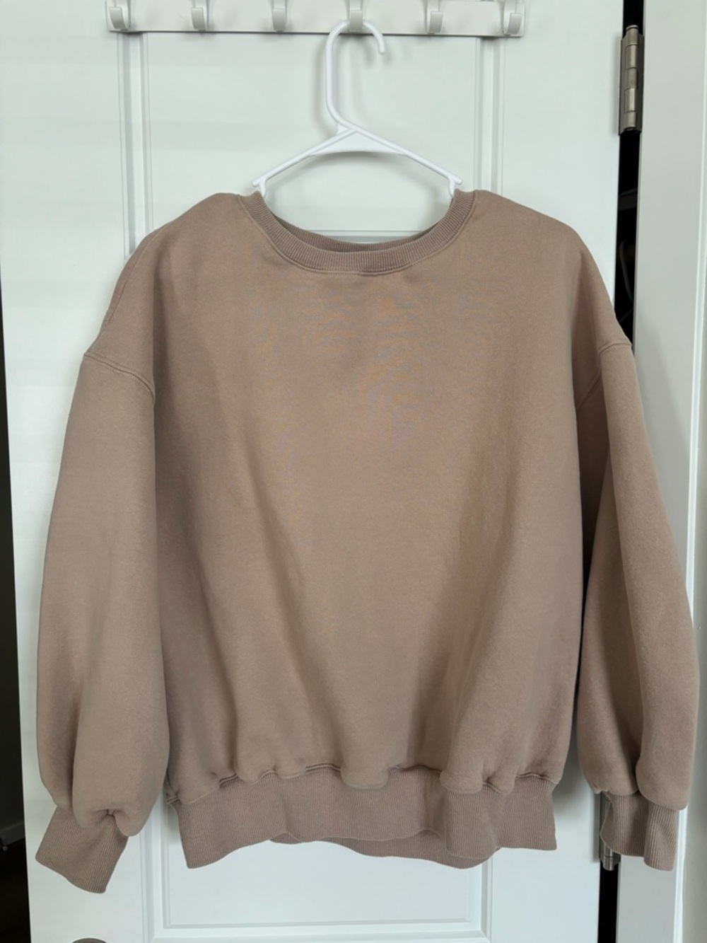 Soft Teddy Brown Oversized Sweatshirt